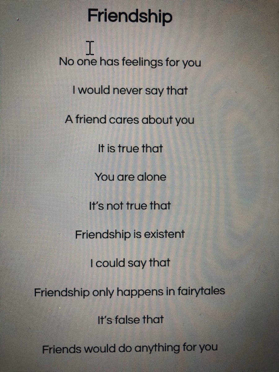 Mr_BBres's tweet photo. Finishing up our poetry unit with a #virtualpoetryslam Wish I could post all of my student’s poems, but here are a few great ones. (Read the first 2 top to bottom then bottom to top😉) #D53learns #MrBCares 
#reversepoetry #remotelearning https://t.co/MFa9nzF4Rn