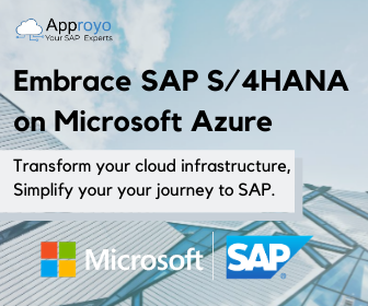 Approyo's tweet photo. Move your SAP workloads into Microsoft Azure with Approyo. Learn how our services can benefit your business today. https://t.co/KAbL4MLegU

#SAPonAzure #MicrosoftAzure #SAP #SAPpartner #mspartner #DigitalTransformation #Embrace #SAPHANA #S4HANA https://t.co/tKqpOVOapK