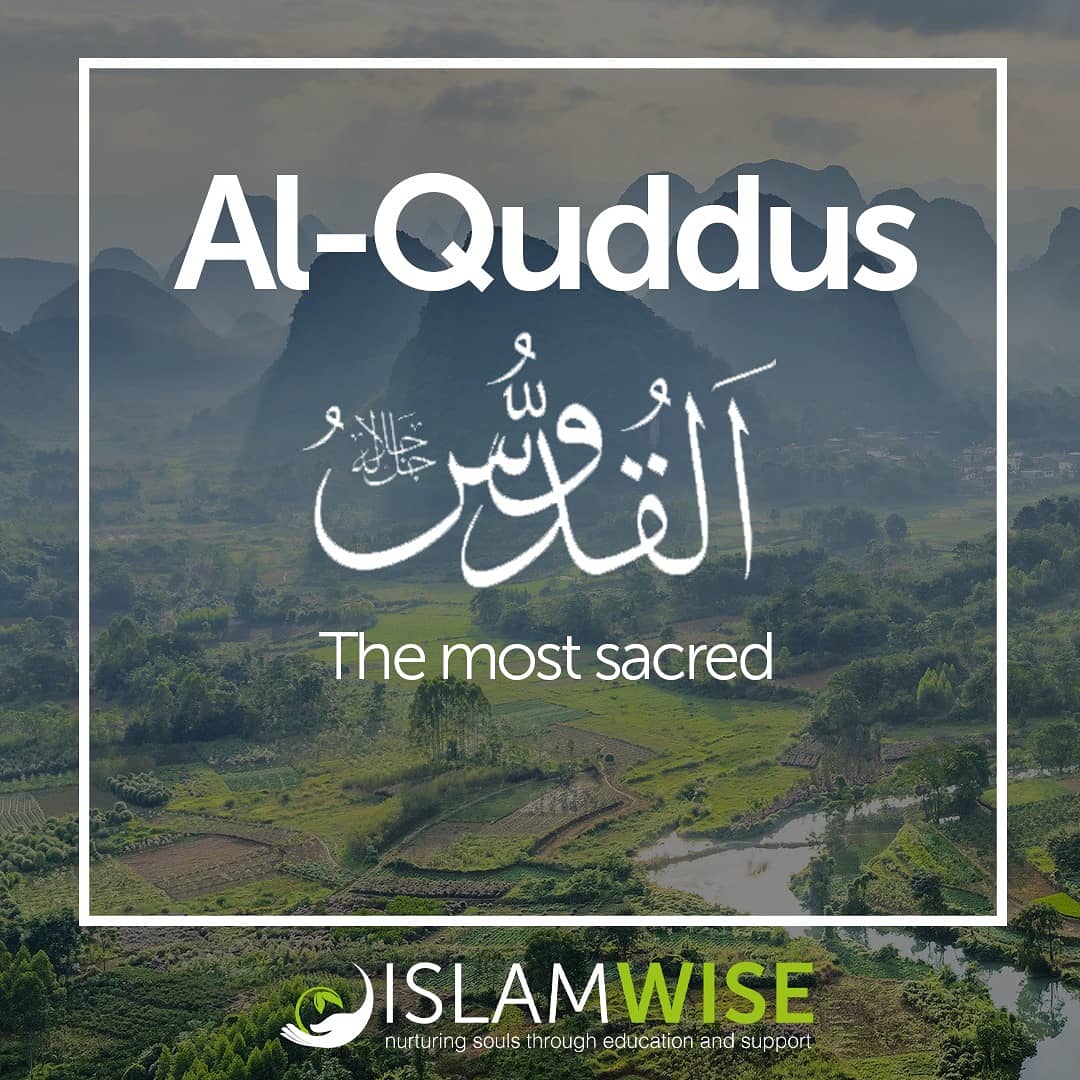 IslamwiseOrg's tweet photo. Did you know that Allah's names are unique and to be used for Him alone?
How are you getting on with our challenge?
Did you know that Allah's names are unique and to be used for Him alone?
Our next name in our series about the names of Allah is Al-Quddus.
#allahsnames #god https://t.co/A8iN7oyw8i