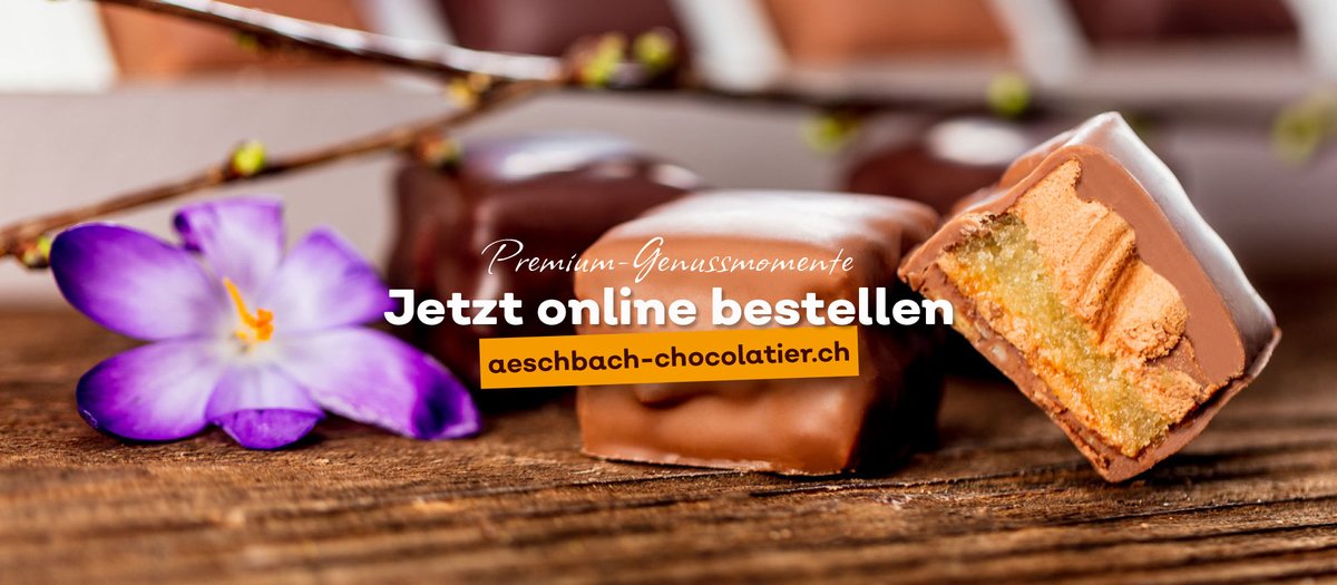 AeschbachChoco's tweet photo. Premium moments of pleasure!
Order online now!
https://t.co/tOQpnRNwed
#AeschbachChocolatier #ChocoShop #ChocoStore #SwissChocolate #Chocolate #ChocolateLover #ChocoPleasure #PremiumMoments #Pleasure https://t.co/wx9TF1Tf8Z