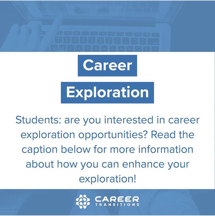 Make sure you are following <a href="/CareerTranYQL/">Career Transitions</a> for all your career information. #vphsfamily #careers #epic #skills
