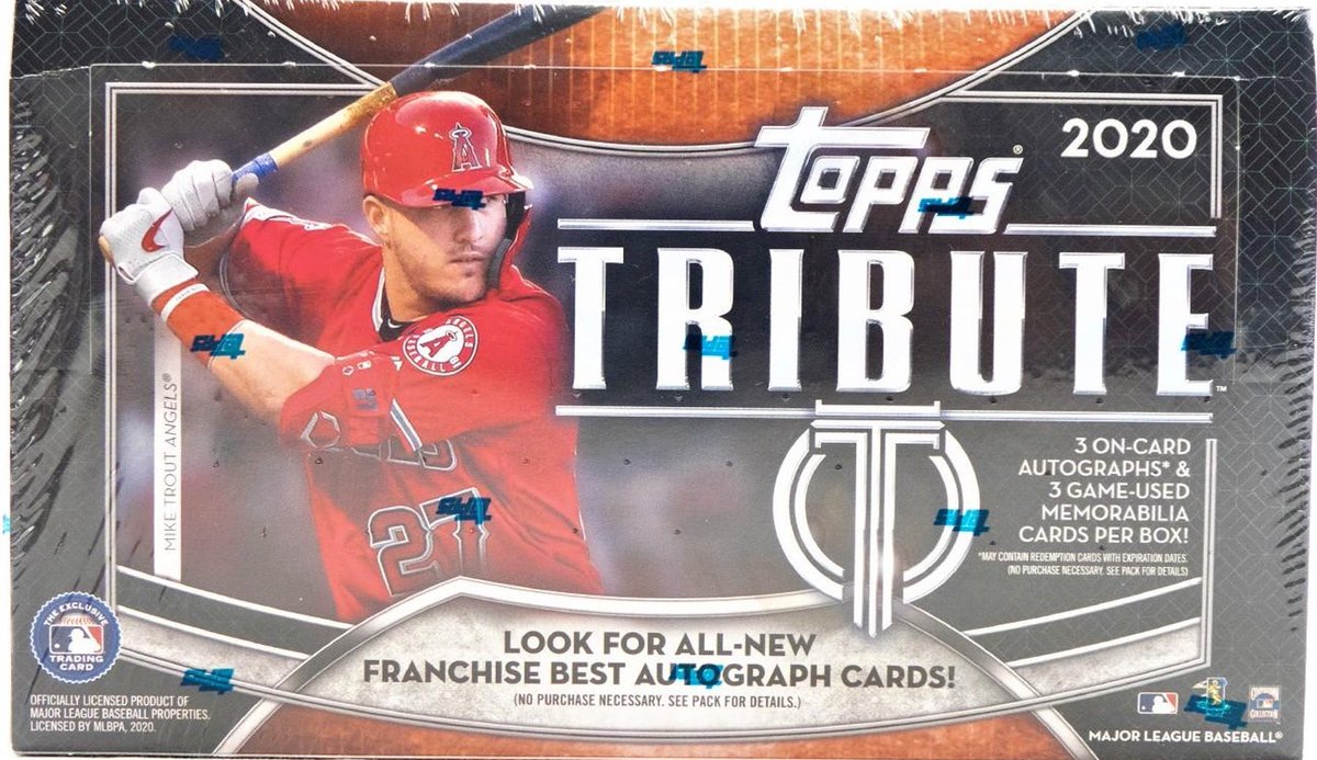 MileHighChuck_'s tweet photo. My good pal @CyberOwlCards &amp; I have decided to GIVEAWAY a 2020 Topps Tribute Hobby Box.
(About $400 in value!!)

3 EASY STEPS TO ENTER!!!⬇️
🚨
1.Follow: 
@MileHighChuck_ 
@CyberOwlCards 

2.Subscribe to our brand new YouTube Channel:
https://t.co/1mvc6TXo6l

3.Get 1000 retweets https://t.co/zDixdfaoXZ