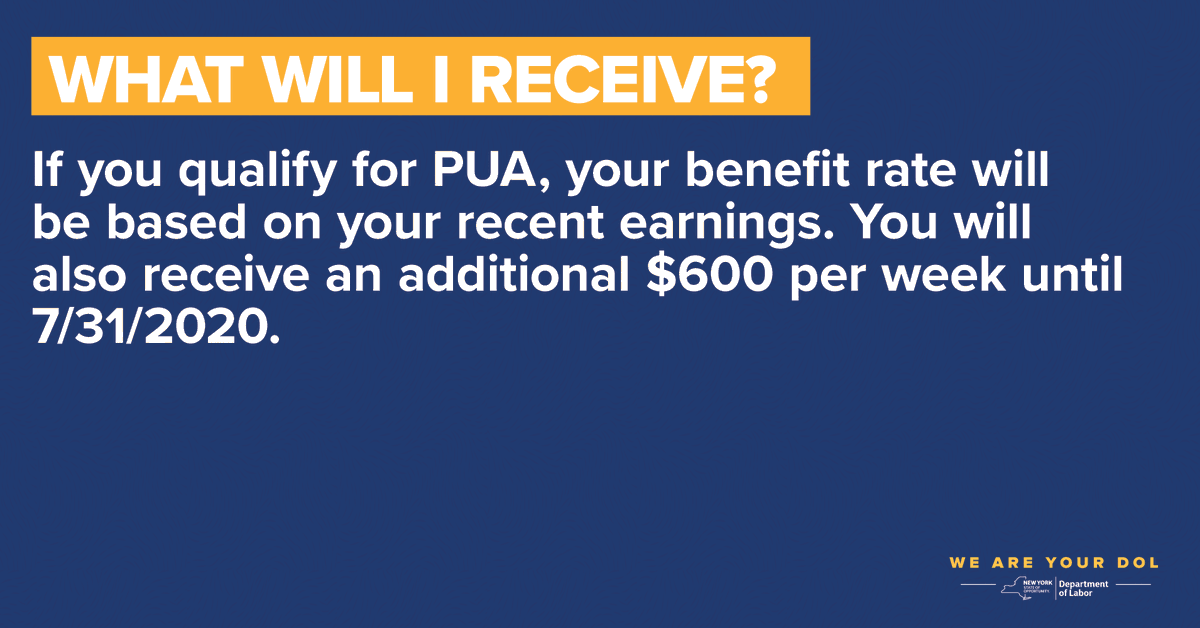 Need more information?Click here for an updated factsheet on PUA:  https://on.ny.gov/3cskE5s 