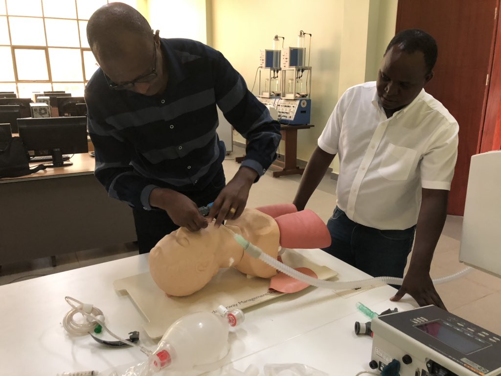 RulisaS's tweet photo. Today we tested the Made in #Rwanda ventilator on the Maniquene that simulate patient’s lungs and successfully ventilated the lungs with required volume , proud of the team doing a great job @Uni_Rwanda @RwandaHealth https://t.co/nYTQhM99yo