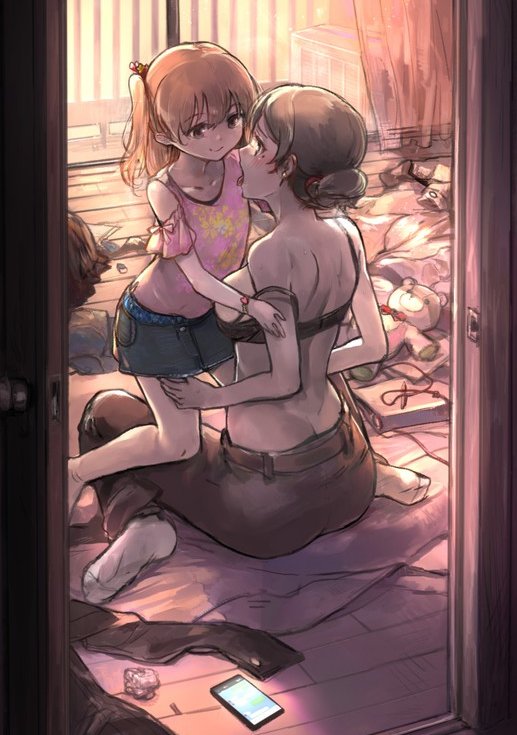 -¿Diferencia de tamaño? Sí, a las niñas nos gustan las mayores.