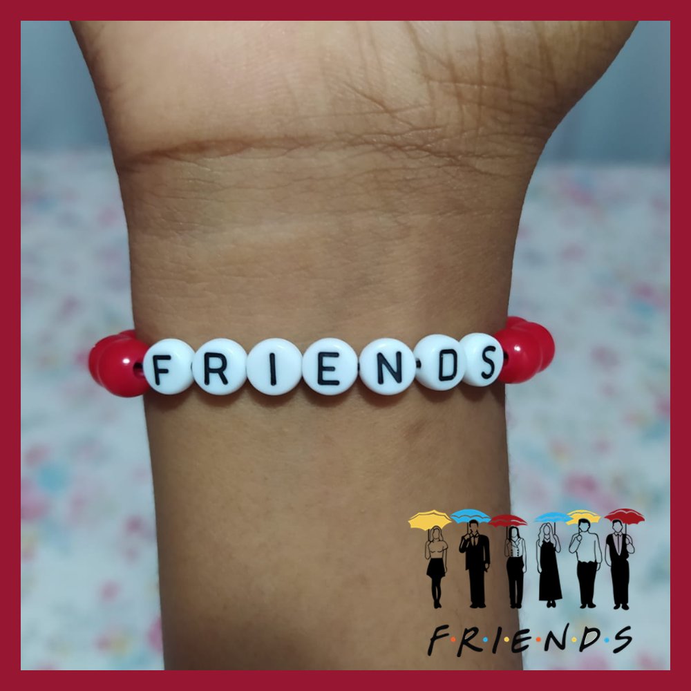 LeshanStore's tweet image. ☂️ pulseira friends ☂️

💸 5 reais + frete
📦 pedidos via DM