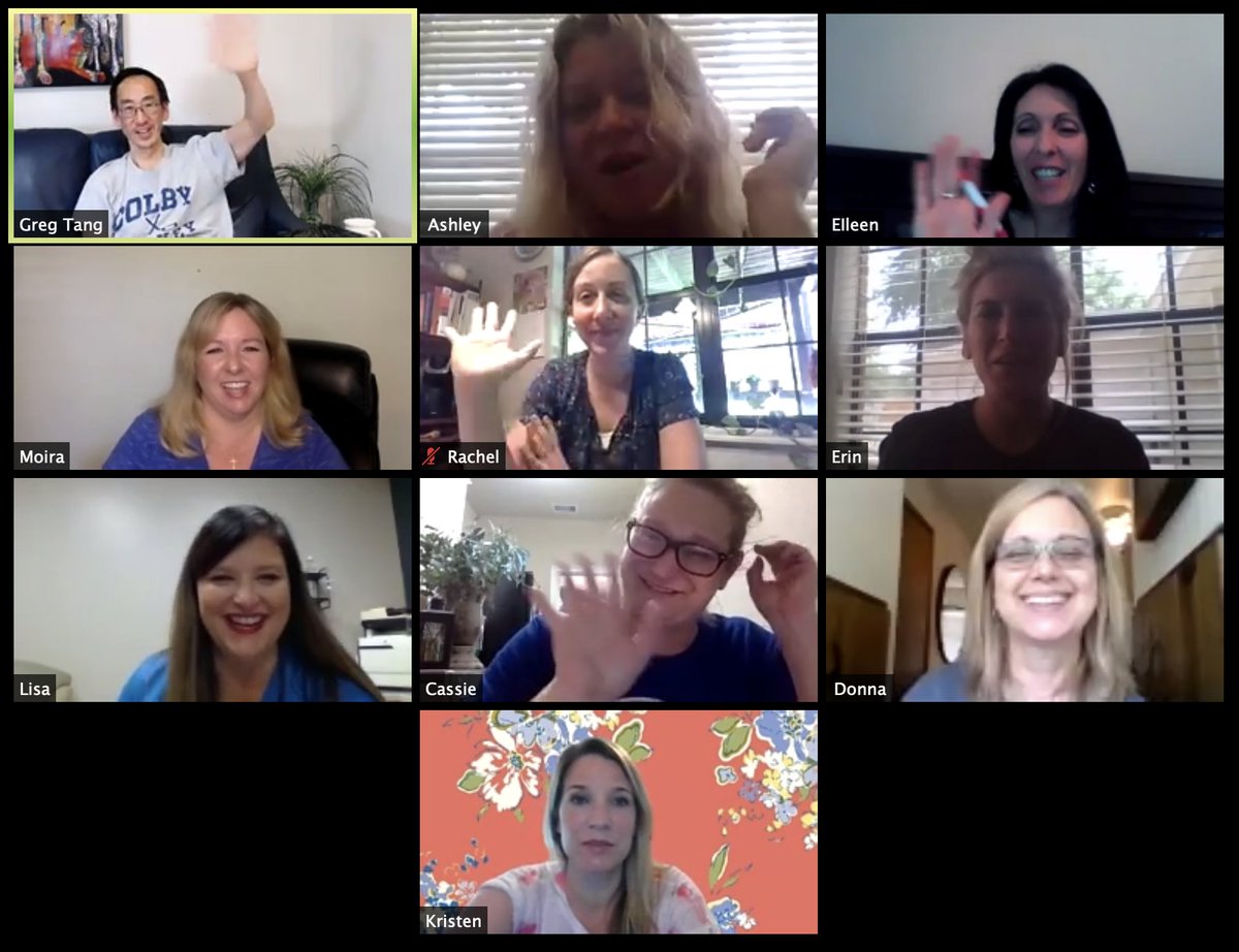 After Florida made a quick stop in Texas to work with these terrific grade 1 teachers. Talked about 3D solids &amp; ended up deriving formula for a cone! Spent lots of time talking about developing number sense &amp; how we can use games to turn fluency into automaticity. Very fun group!