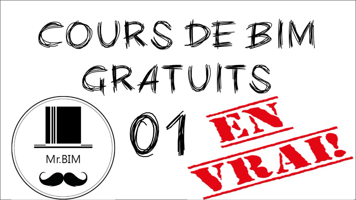 Pour préparer au mieux le retour à la normale, je vais mettre en ligne demain à 10h00 le premier Cours de BIM Gratuit ! de la chaine #leBIMenVRAI. 
lnkd.in/gqWDH2B

Je resterais connecté de 10h00 à 12h00 sur YouTube pour échanger avec vous et répondre à vos questions.