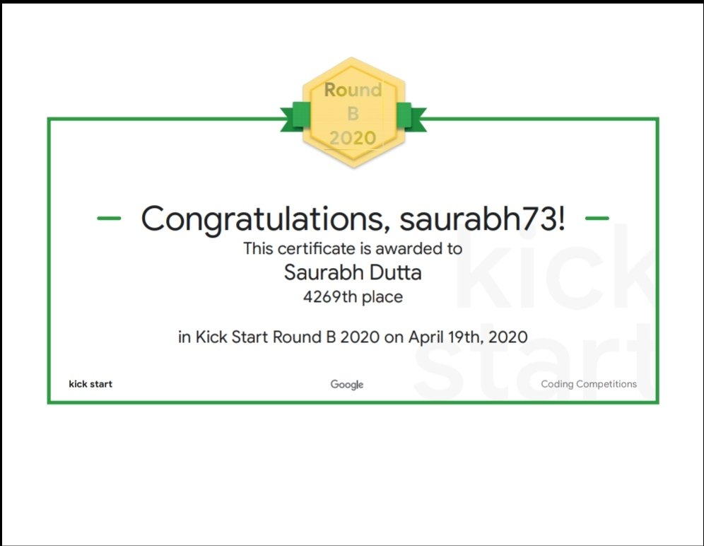 saurabhdutta73's tweet image. #googlekickstart #algorithms