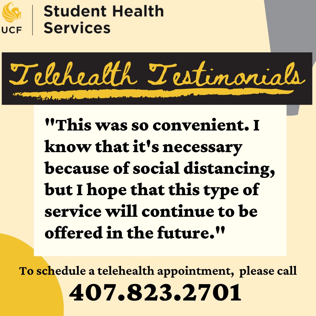 UCF Health Student Health Services tweet media