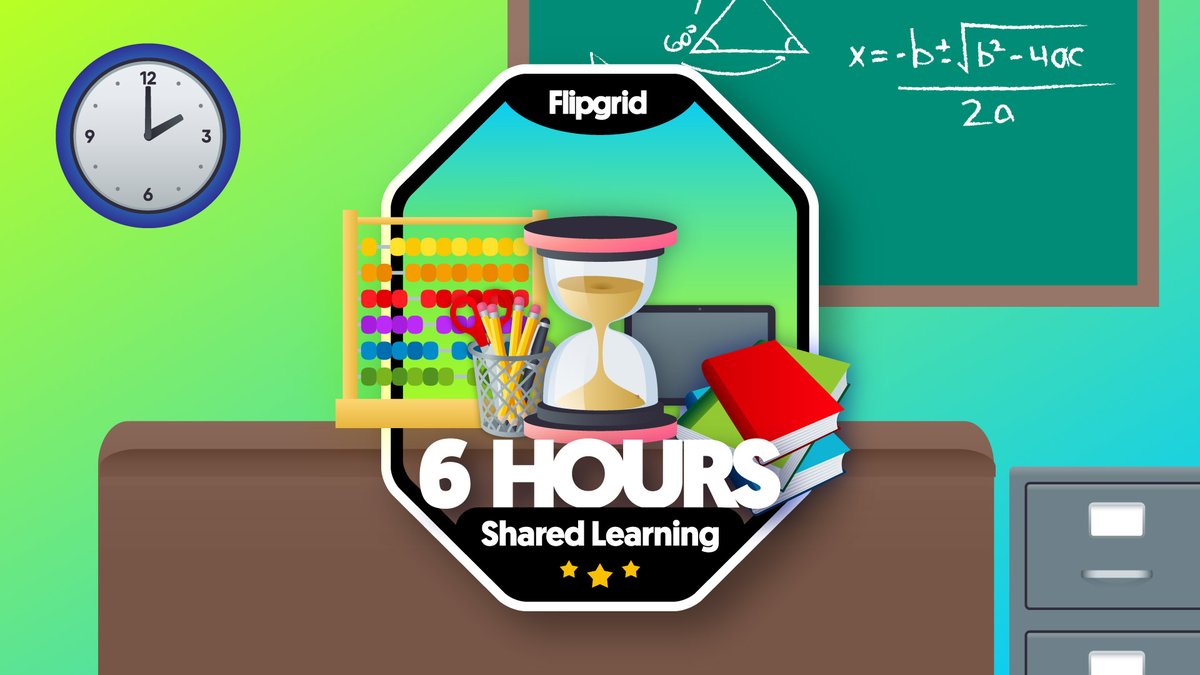 I am excited to rock my new @Flipgrid Time Flipper badge!