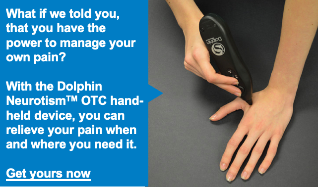 PainExpertKelly's tweet photo. What if we told you, that you have the power to manage your own pain?

With the Dolphin Neurotism™ OTC hand-held device, you can relieve your pain when and where you need it.

Get yours now: 
https://t.co/oksb1TUYJa

#DolphinMPS #Scars #ScarTreatment #PainFree #Acupunture https://t.co/KUvKRcNfLK