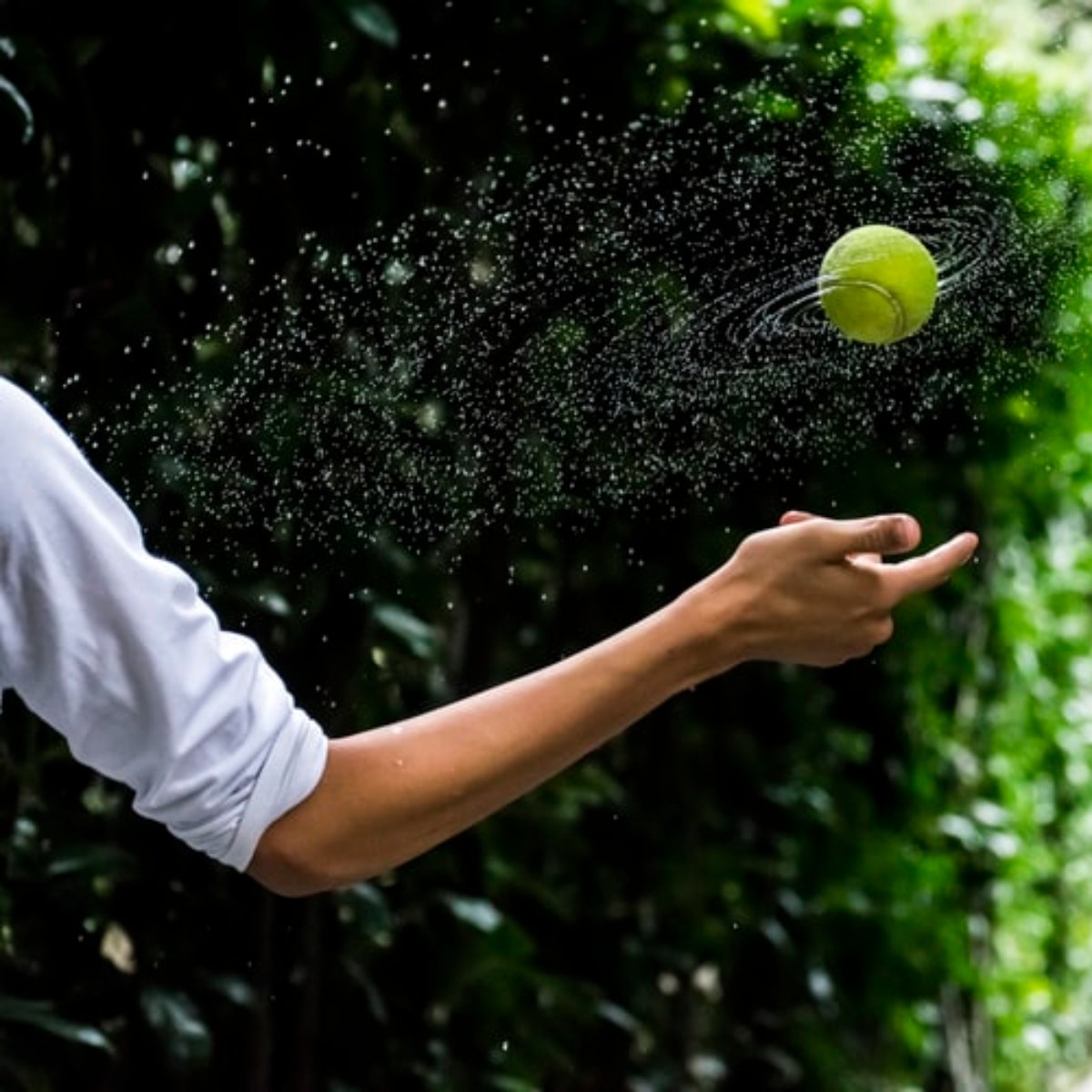 Simply, tossing a tennis ball in your pool will soak up some unwanted oils in your water like suntan lotion, hair gel, and natural body oils.