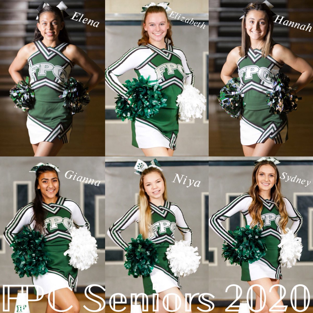 FPC_Cheer's tweet image. Honoring the Class of 2020 and our very own Seniors 🐾💚📣 #BeTheLight