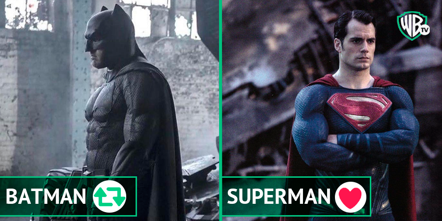 WarnerChannelBR's tweet photo. Hoje teremos o confronto histórico de heróis! Mas o que a gente quer saber mesmo é, qual dois dois é o seu preferido? 😮 https://t.co/jojTvo7iAW