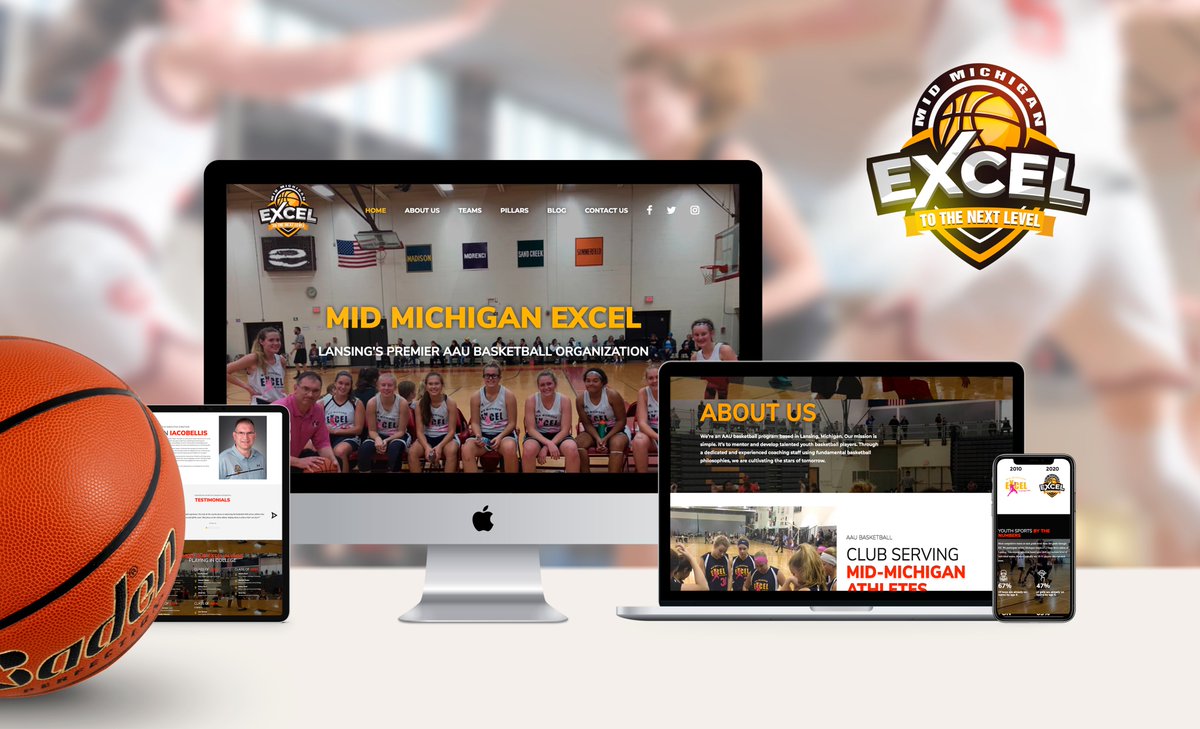 MidMichExcel's tweet photo. After 10 successful years as a Premier Youth Sports Organization (AAU) in Lansing, WE HAVE A NEW LOOK!
EXCEL to the NEXT LEVEL!

Our New Website is LIVE. Check us Out. Share your thoughts.👉 https://t.co/NI1PmnmPzR https://t.co/wYbLDIOS6b