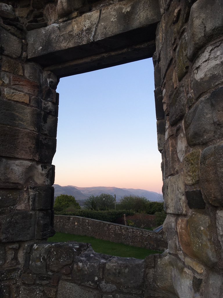 It's the view through that window from the ruin earlier in this thread!!! It's the Ochil hills!!!