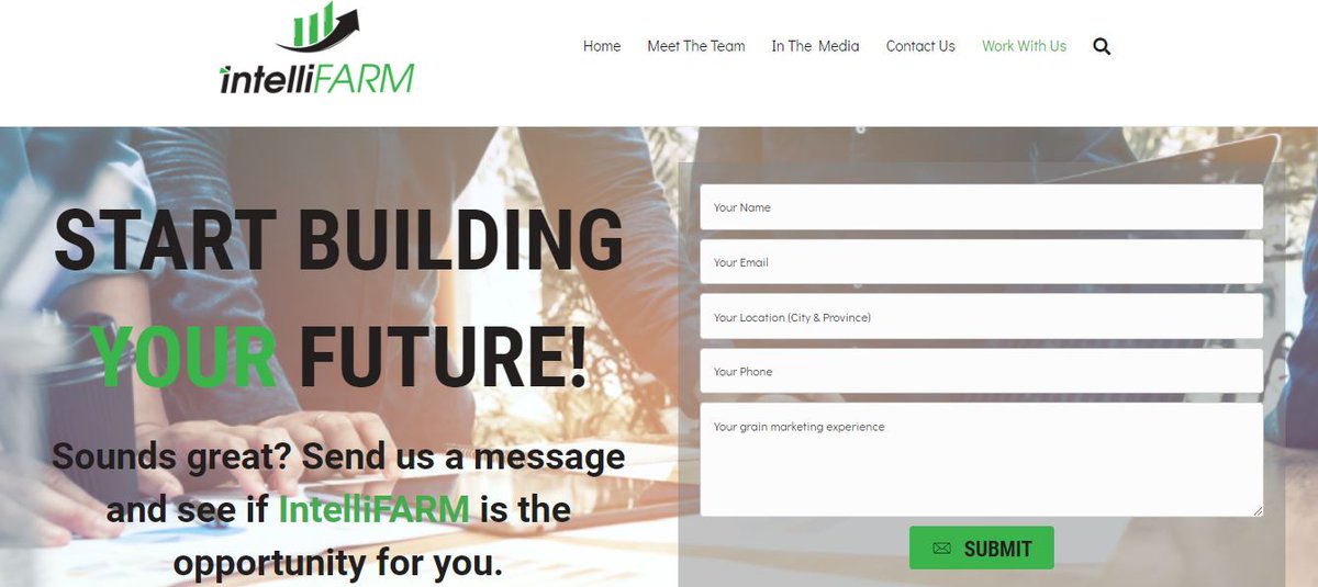 #Grain buyers: if you've had a taste of working from home, maybe now is the time to think about being an IntelliFARM advisor working from home!
Drop us a line and connect to hear what a day of an advisor looks like: intellifarm.ca/work-with-us/

#westcdnag #marketing #markets