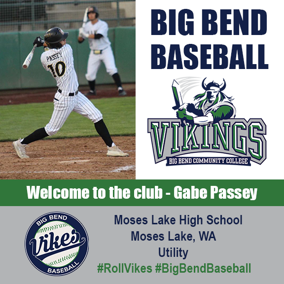 BigBendVikings's tweet photo. Welcome to Big Bend Baseball Gabe Passey! #BigBendCC #BigBendBaseball #RollVikes #2020Signees https://t.co/dGaqQNOsqU