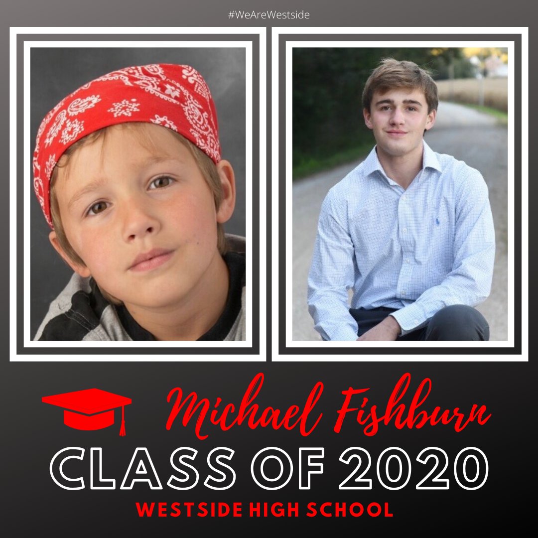 Westside66's tweet photo. Honoring the Class of 2020: Congratulations to Michael Fishburn! Michael plans to study at @UNOmaha. Favorite #Westside memories: playing @westside66rugby and being a 2020 Intramural Champion #KeepClappin #WeAreWestside @westsidewired https://t.co/2sFVgKqdfP