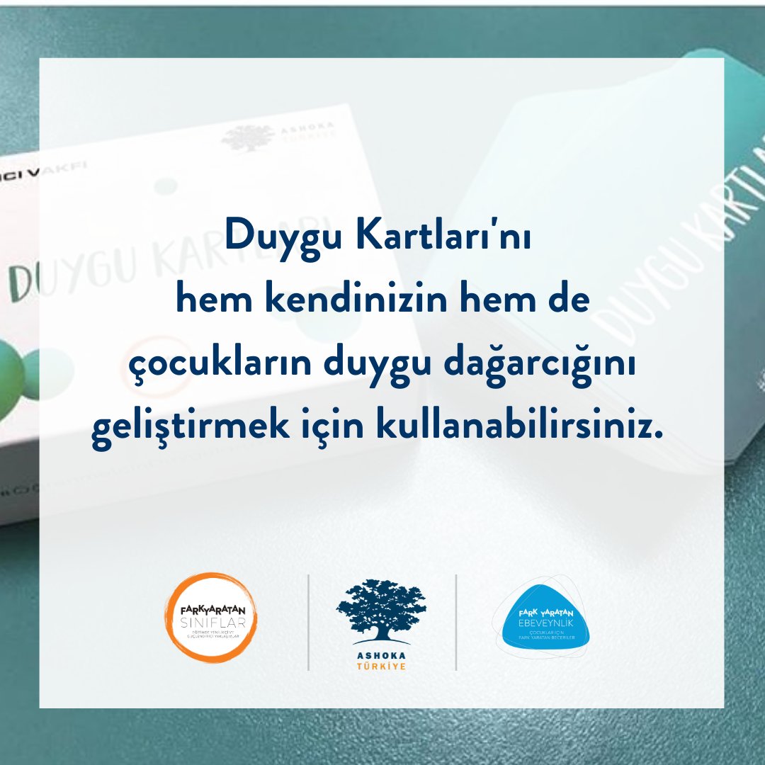 Sınıfta ve evde çocukların #FarkYaratanBeceriler'ini desteklemek için hazırladığımız Duygu Kartları'nı hem kendiniz hem de çocukların duygu dağarcığını geliştirmek için kullanabilirsiniz. Duygu Kartları için 👉farkyaratansiniflar.org/pdf/Duygu-kart…

<a href="/AshokaTurkiye/">Ashoka Türkiye</a> #çocuklariçinashoka #empati