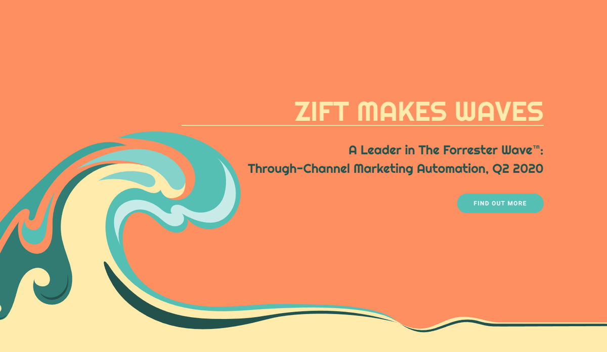 lionelfarr's tweet photo. Excited to announce that @zift  has been named a Leader in The Forrester Wave™: Through Channel Marketing Automation, Q2 2020. More here: https://t.co/KBxaWhfWp0 #channelmarketing #channelsales https://t.co/CQ7yFQjP8e