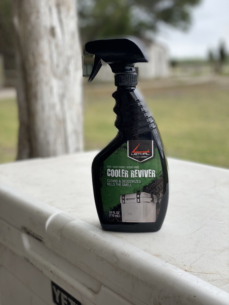 LegendsTV's tweet photo. After a fun weekend of turkey & pig hunting it’s time to clean up the cooler! @LethalProds
#alwayslethal #deoderize #clean #cooler #coolerreviver #outdoors https://t.co/7EMLjpS7k7