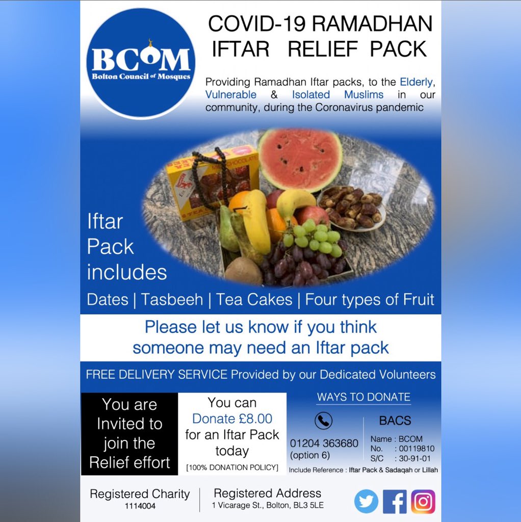 Ramadan Mubarak 😊 
Helping those in need in this blessed month. #Ramadan2020 #HelpingOthers #COVID19