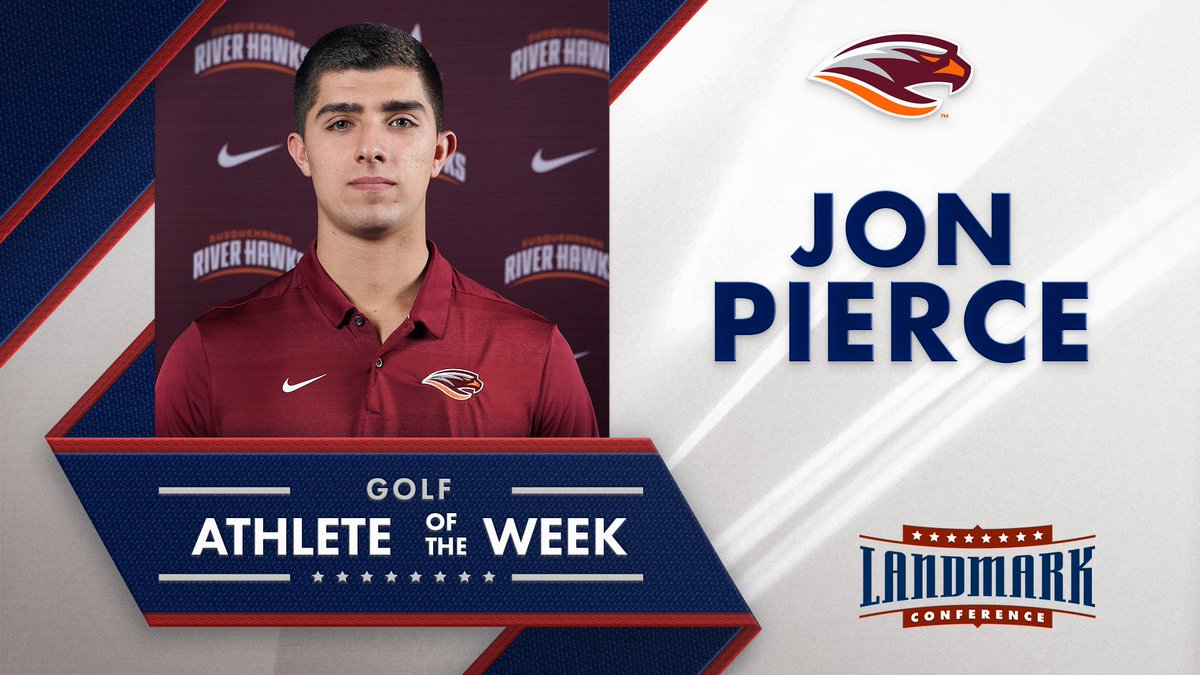 LandmarkConf's tweet photo. @GOSusqU #LandmarkGOLF Athletes of the Week
M: Jon Pierce
W: Kira Hunter
⛳️ https://t.co/FOQgwhHR6b
#MakeYourMark // #D3Golf https://t.co/pIxGeOYIMw
