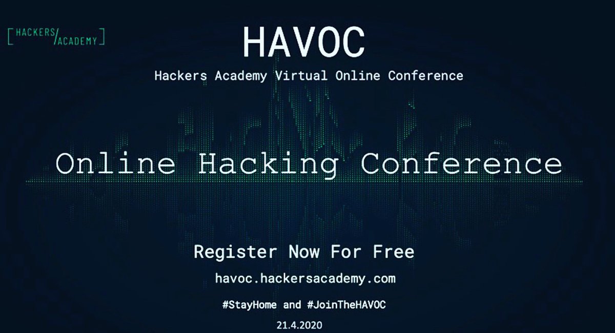 We are super excited to meet you tomorrow in havoc 🤩

Register now for free 🔥
havoc.hackersacademy.com
D