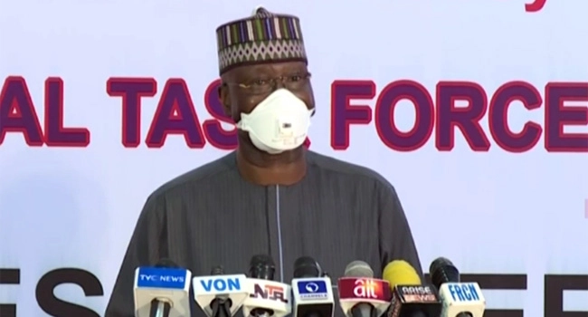 channelstv's tweet photo. BREAKING: SGF Apologises For Violations Of COVID-19 Protocols During Abba Kyari’s Burial
https://t.co/nu5lW2pO8v https://t.co/HILD03p8bB