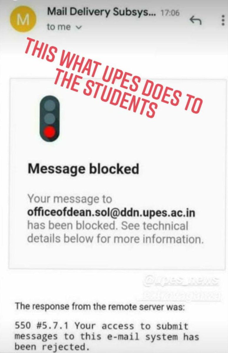 BimleshThakur20's tweet photo. @StudentUPES2 @UPESDehradun @HRDMinistry @ugc_india @dpradhanbjp @PMOIndia @aajtak @ndtvfeed @ABPNews @INCIndia @BJP4India @RajatSharmaLive @tsrawatbjp @tsrawatbjp @cmo_uttarakhand @narendramodi @drdhansinghuk @ZeeNews @UnionUpes #upestookusforgranted what else you can do?? https://t.co/LczJBVu8bS
