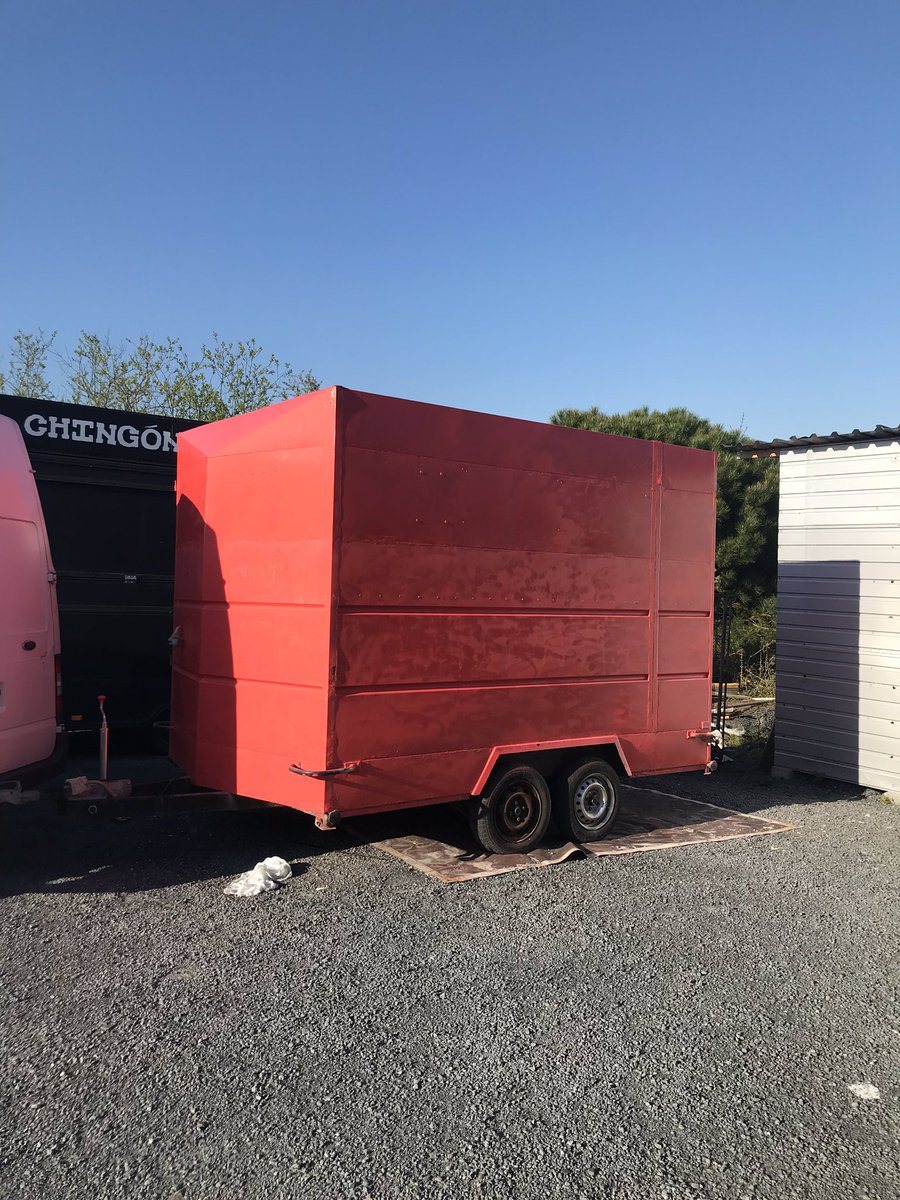 Best of luck to our sister company Pukka Chips. First coat on their new trailer, Pukka Chips will be coming at you soon 🙂 #staypositive #festivals #ireland #streetfood #fish&amp;chips #chips