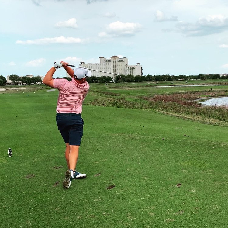 BennyTaylor92's tweet photo. Great to see the ball flight again out at @cgategolf the golf course looks fantastic. Thank you for having me out again! #gatemob #championsgate #quarantine https://t.co/kBeojxBj8K