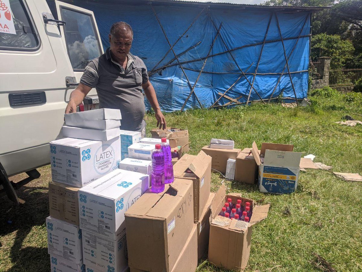WEEMAintl's tweet photo. All hands on deck as WEEMA set up a #COVID19 task force to provide support to the Kembata Tembaro zone on prevention efforts. Kudos to our Ethiopian staff bravely serving their communities at this time. First up, purchase &amp; delivery of  sanitary and medical supplies to the zone. https://t.co/HJRMgf6Ypz