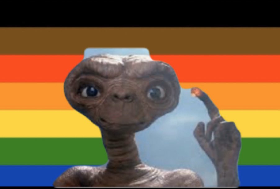 “earth is a melting pot” pride flag