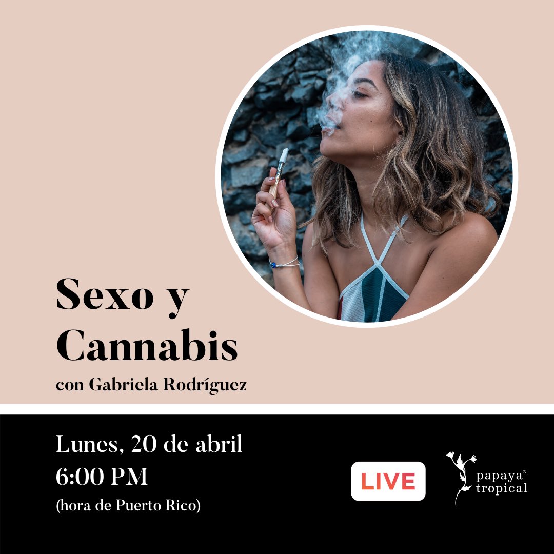 Hoy en Instagram Live a las 6:00 PM hora de Puerto Rico. #Happy420

 instagram.com/papayatropical…