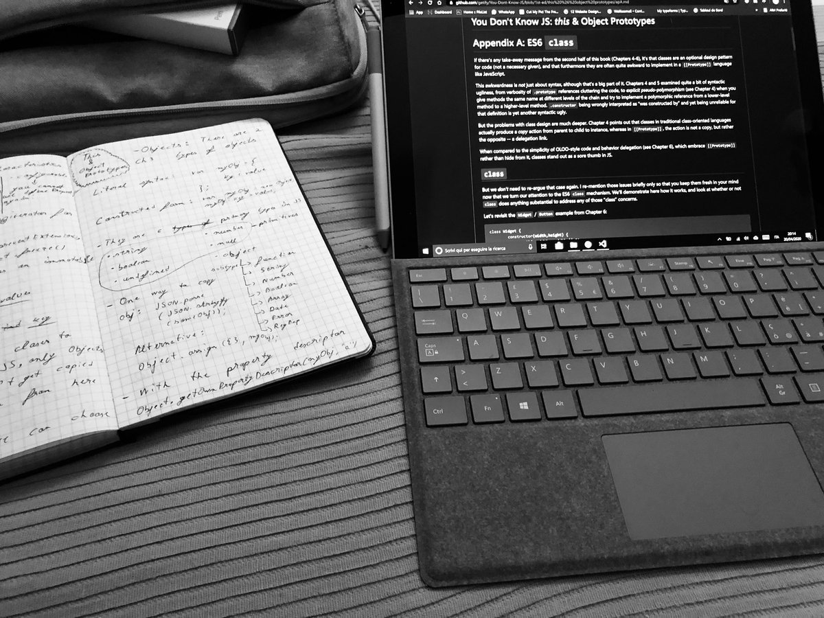 capanu2's tweet photo. 🔹Continuing my path in learning JS, today I studied in depth how prototype works, the properties of an object, what mixins are and how JS manages "classes"
#100DaysOfCode #JavaScript #Developer #Frontend #PersonalGrowing https://t.co/Aotd92Ggy8