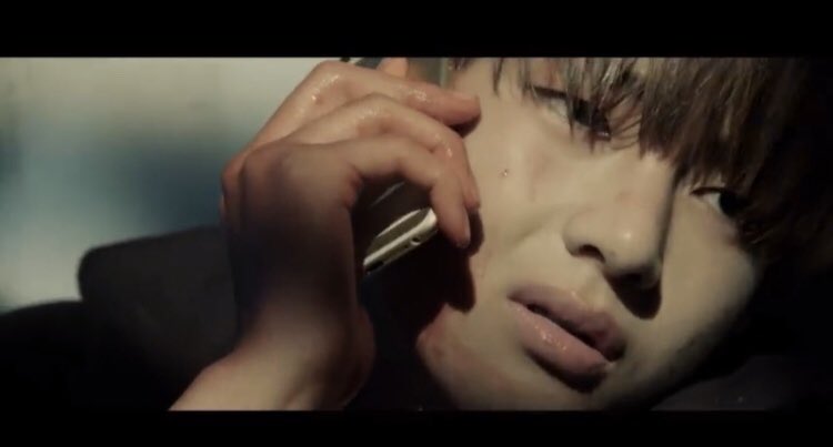 V’s was hard to get but basically in Fake Love (first two) he’s standing in a room lined with cellphones and the one he’s holding turns to sand. On the right in...I think it’s the beginning of Euphoria, he calls RM after he murders his dad but RM doesn’t pick up.