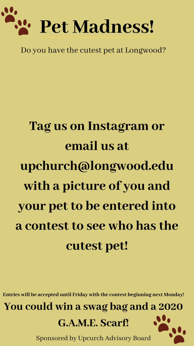 ☀️Send us photos to be entered to win a swag bag and a 2020 G.A.M.E. Scarf! Entries will be accepted until Friday and the contest will begin next Monday! ☀️