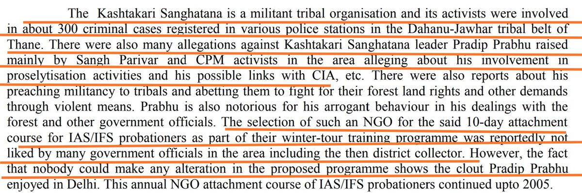 16.Kashtkari Sangathan has 300+ criminal lawsuits against them, largely done by Sangh. (More reason why so much hatred towards Saffron)Now in last election Truce maintained between CPM & KS, So Now all the CPM cadre which got arrested is been backed by KS. #palgharpolice