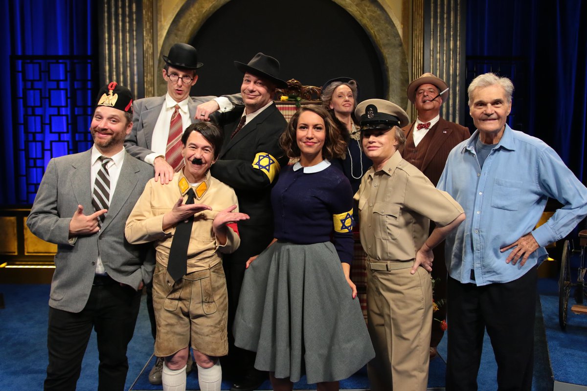 Me as Hitler.  The role I was born to play.  <a href="/HistoricalRoast/">Historical Roast</a> <a href="/netflix/">Netflix</a> <a href="/realjeffreyross/">Jeff Ross</a> <a href="/RachelFeinstein/">Rachel Feinstein</a> <a href="/MindyRickles/">Mindy Rickles</a> <a href="/Fred_Willard/">Fred Willard</a>