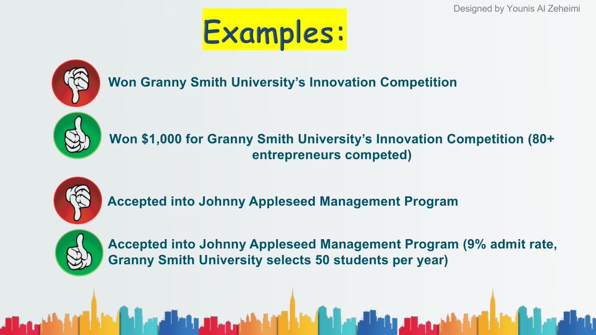 .Show The Competition.Reveal how many other people were.Why?Because social proof is one of the most powerful principles of influence reveals how many other people were gunning for that very same award. #BCOM4931_SP2020