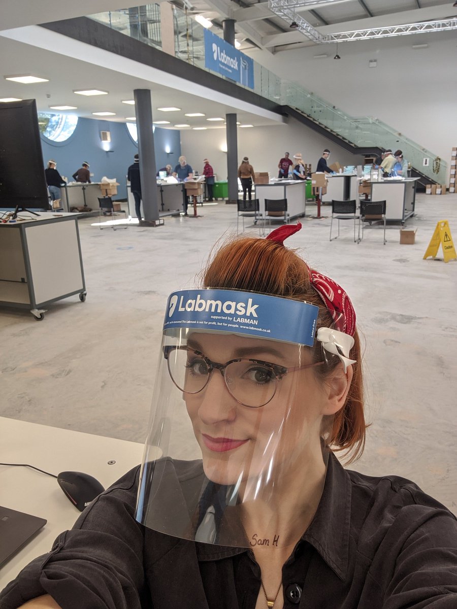 Ridiculously proud to be the volunteer coordinator for this not for profit project! Today the 80'000 Labmask left the factory door and went straight to the frontline of the NHS in the North East. #coronavirus #NHSCovidHeroes #StaySafeStayHelpful