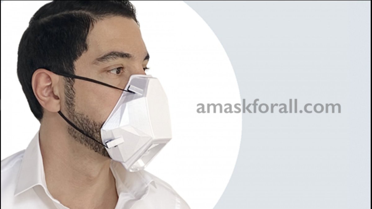 ArezkiAmine's tweet image. J'ai lancé l'initiative AMaskForAll, pour éviter justement ce genre de problématique, et avoir une qualité de masque identique. Ce masque 3D est réutilisable et disponible  gratuitement sur le site amaskforall.com , à produire avec n'importe quelle impr. 3D.
#amaskforall