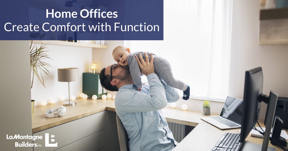LaMontagneBuild's tweet photo. If telecommuting is a new shift for you, there are some simple ways to setup your space so that you can clear your mind to focus on your work – and to keep your work from overtaking your home. 
 
https://t.co/MW7feNR104 #WFH #remotework #remote #NH https://t.co/6TORikE73i