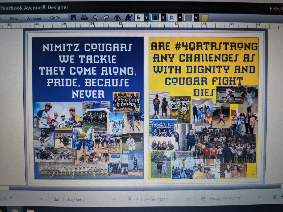 Nimitz_YB's tweet photo. Yearbook sneak peek part 2. Again, thank you to everyone who helped us out by giving us a statement about what this year taught you! @Aumarian3 @tyra_davis2020 @Rey_lia_ @wavikey @IHarvatine @Nimitz_Angels @chrisceaser23 @Nimitz_StuCo @NimitzHistory https://t.co/fBLBCqBWd9
