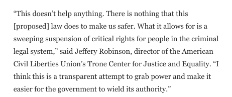 The DOJ is already citing  #coronavirus to try to suspend parts of the Constitution & force through inhumane immigration laws grounded in xenophobia & nationalism, not science.This is how authoritarians gain public support for consolidating power. 12/ https://www.washingtonpost.com/national-security/justice-department-coronavirus-laws/2020/03/23/6b860018-6d01-11ea-b148-e4ce3fbd85b5_story.html