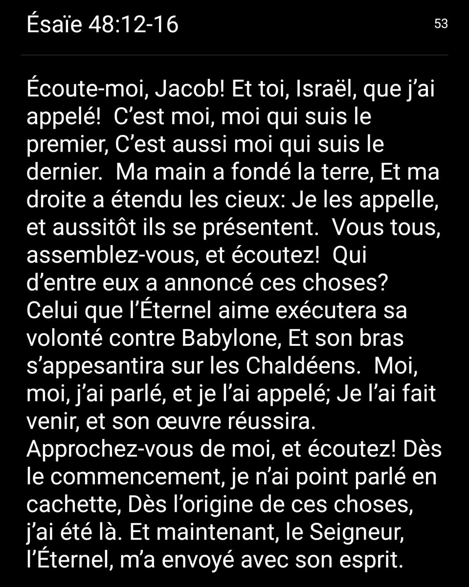 6. Le Père et le Saint Esprit envoient le Fils dans le monde :"Dès l’origine de ces choses, j’ai été là. Et maintenant, le Seigneur, l’Éternel, M’a envoyé avec son Esprit."