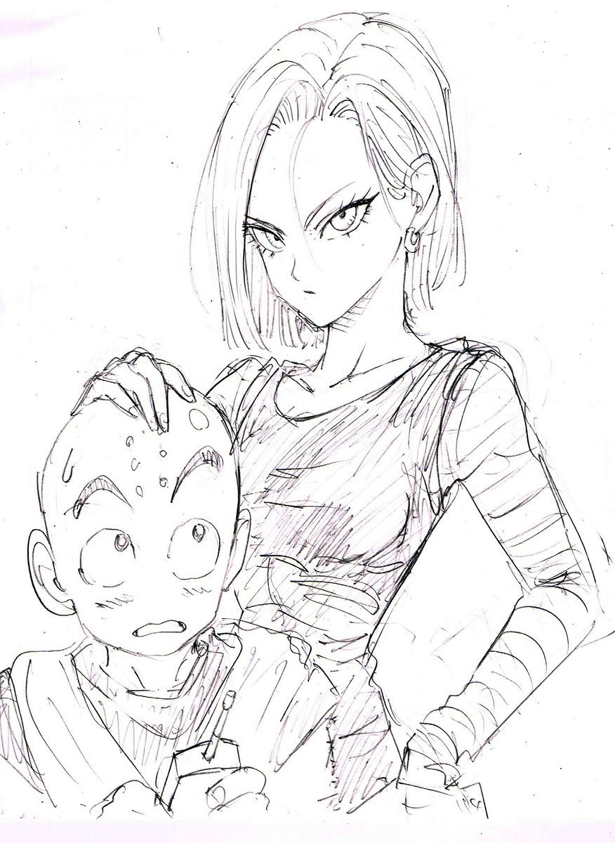 Personnages de l'univers DRAGONBALL dessinés par Yusuke Murata (OnePunchMan, Eyeshield21...)